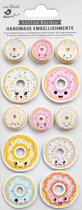Food and Candy Themed Embellishment Stickers from Little Birdie
