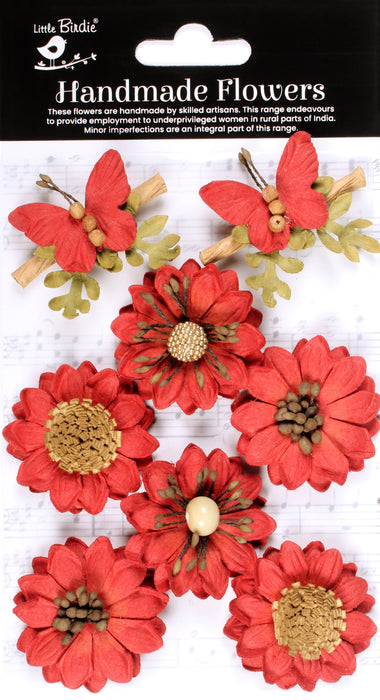 Arcadia Paper Flowers and Butterflies from Little Birdie