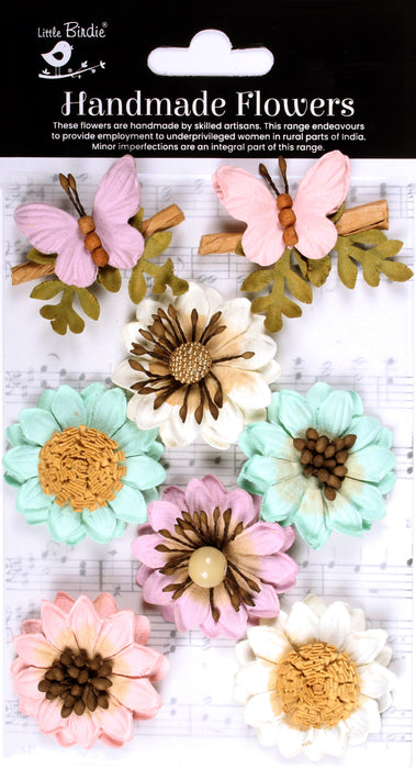 Arcadia Paper Flowers and Butterflies from Little Birdie