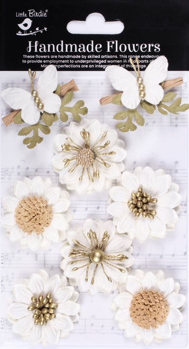 Arcadia Paper Flowers and Butterflies from Little Birdie