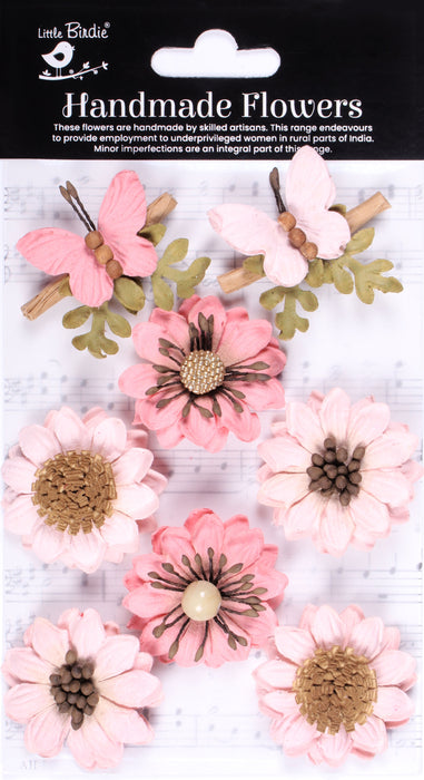 Arcadia Paper Flowers and Butterflies from Little Birdie
