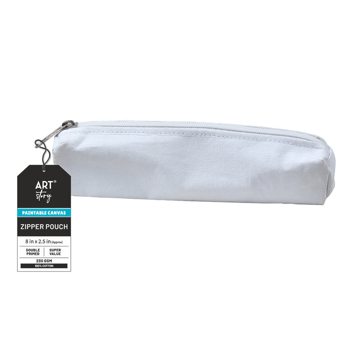 Customizable Canvas Zipper Pouch
