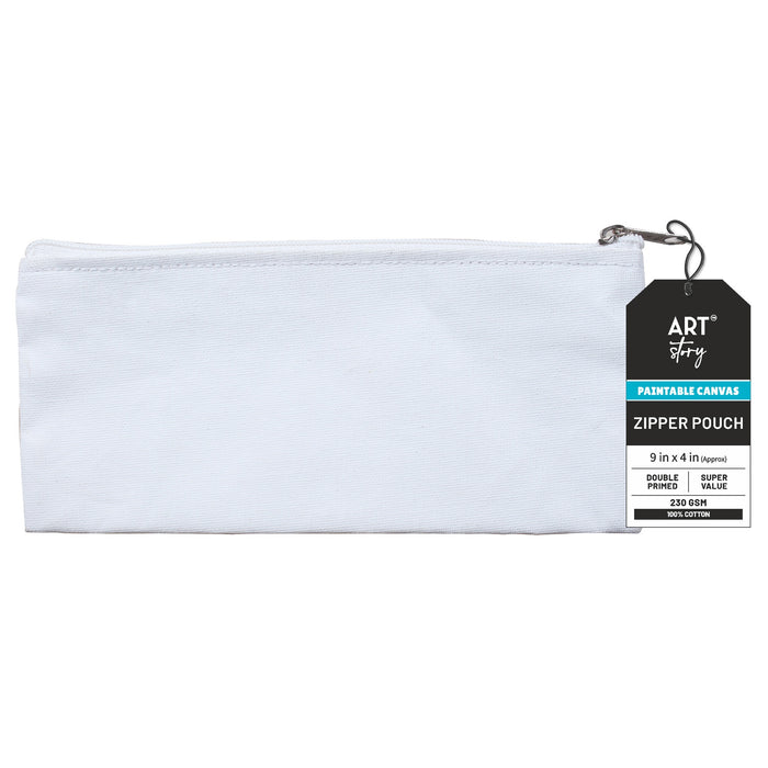 Customizable Canvas Zipper Pouch