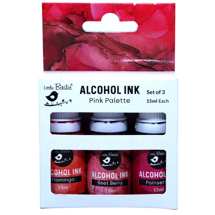 Little Birdie Alcohol Ink, Set of 3