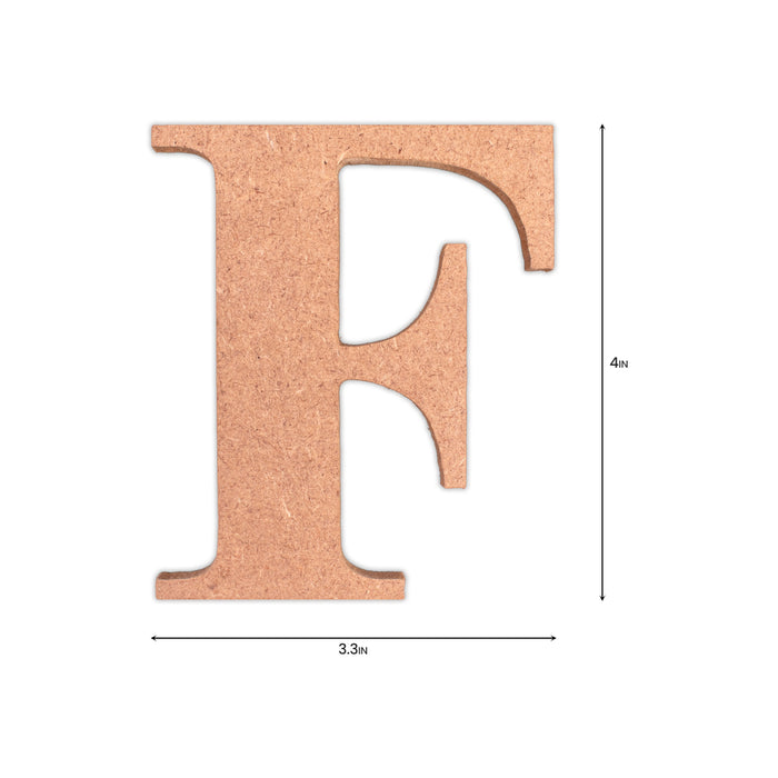 4" MDF Alphabet Letters from Little Birdie