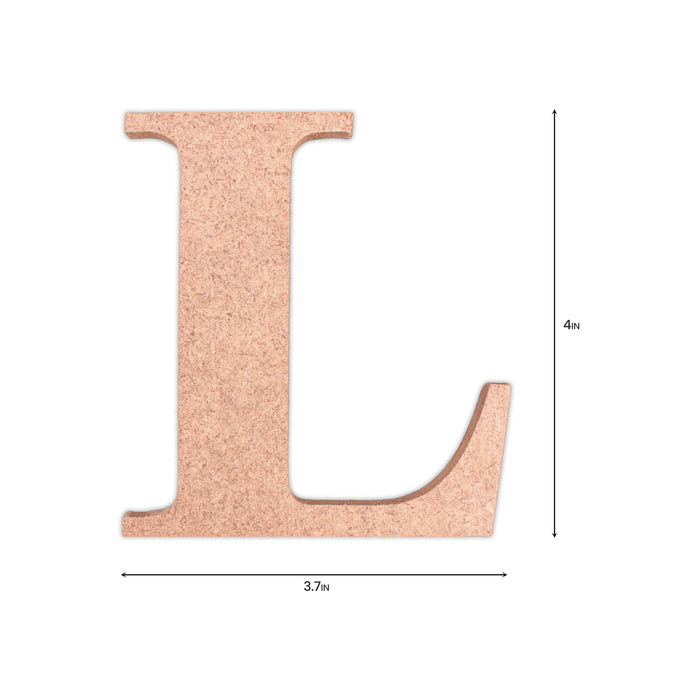 4" MDF Alphabet Letters from Little Birdie
