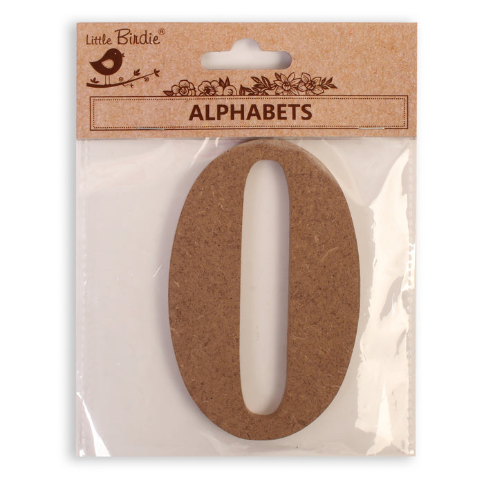 4" MDF Numbers from Little Birdie