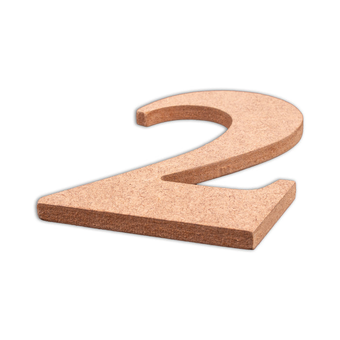 4" MDF Numbers from Little Birdie