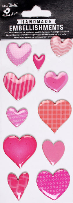 Little Birdie Resin Sticker Embellishments