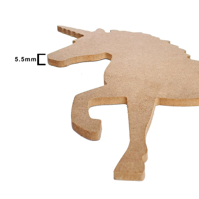 Pack of 3 - MDF Base Standing Unicorn 12"X9.5"-Standing Unicorn