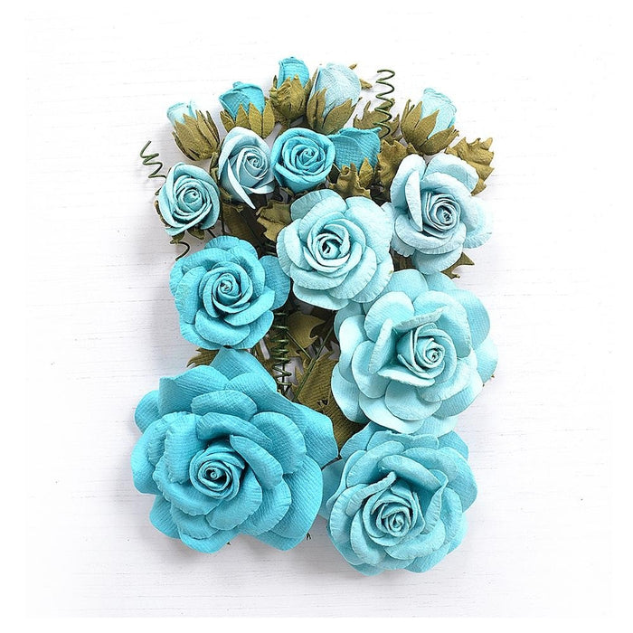 Pack of 3 - Rosalind Paper Flowers 21/Pkg-Song Of The Sea