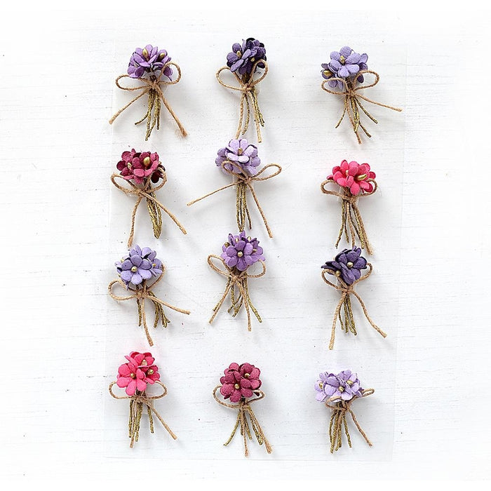 Pack of 3 - Paper Bouquet 12/Pkg-Birds And Berries